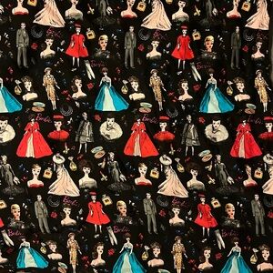 90s Barbie 100% Silk Scarf by Nicole Miller